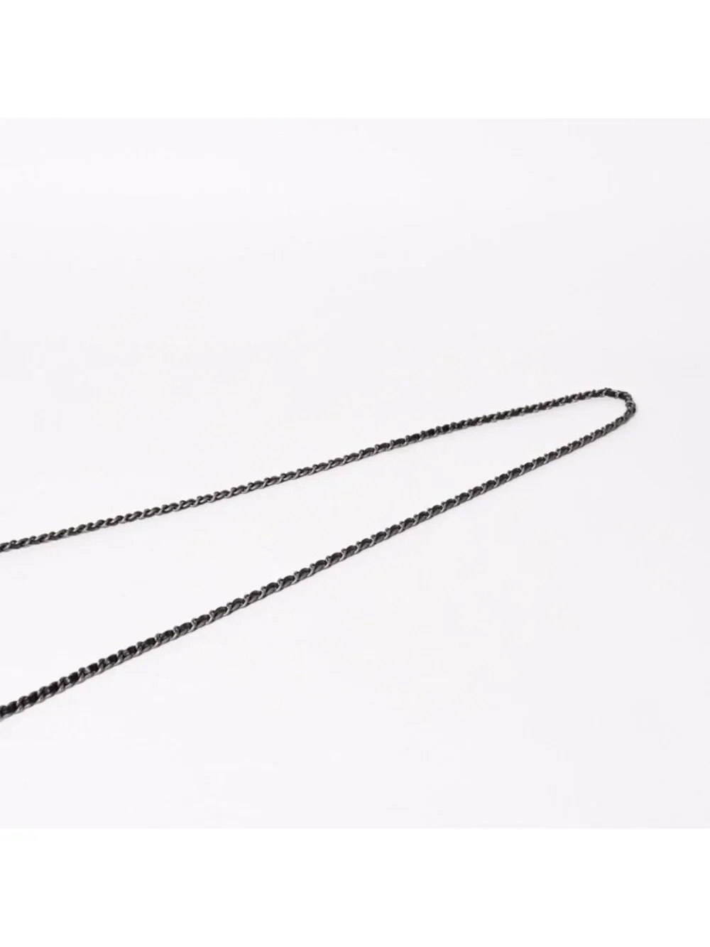 Chanel Boy Chain Shoulder Bag Caviar Leather CC Logo Black Silver